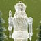Glitzhome® 12.5" Lighted Acrylic Crystal Nutcracker Figurine Waterglobe